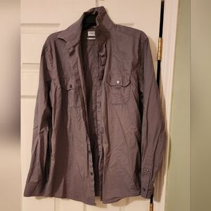 Liz Claiborne, Slim Fit, Stretch, Size Large, button up, collar, needs ironed.